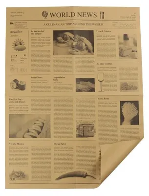 Produktbild von Fettdichtes Geschenkpapier Zeitungspapier 50 x 37,5 cm 1000 Stück.
