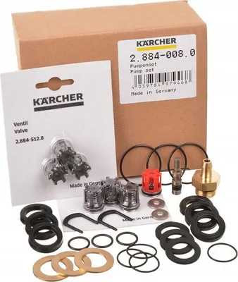 Produktbild von Karcher Original Pumpenreparatur-Kit für Hochdruckreiniger HDS 2000, 1195, 1295, 995 - 22 mm Kolbendurchmesser (2.883-302.0)
