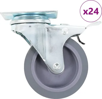 Zdjęcie produktu dla 24 skrętne kółka, 75 mm