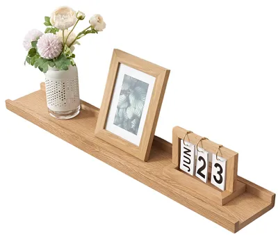 Produktbild von Holz Wandregal, 60 cm rustikales Eiche