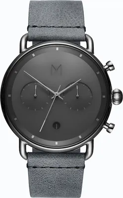 Produktbild von MVMT Blacktop Chrono Herren Uhr Armbanduhr Leder D-BT01-SGR