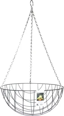 Produktbild von Esschert Design Hanging Basket Metallkorb Ø 35 cm mit Kette
