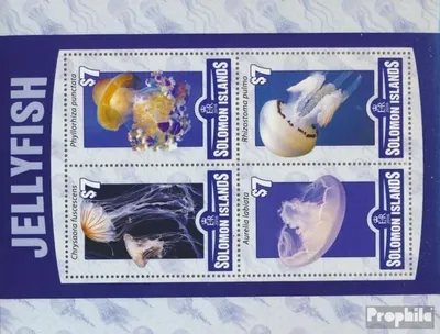Produktbild von Briefmarken Salomoninseln 2016 Mi 3521-3524 Kleinbogen (kompl. Ausg.) postfrisch Qualle