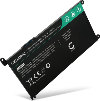 Produktbild von CELLONIC 1x Akku für Notebook Kompatibel mit Dell Vostro 5490, Inspiron 5593, Vostro 5590, YRDD6 - (3600mAh, 11.4V)