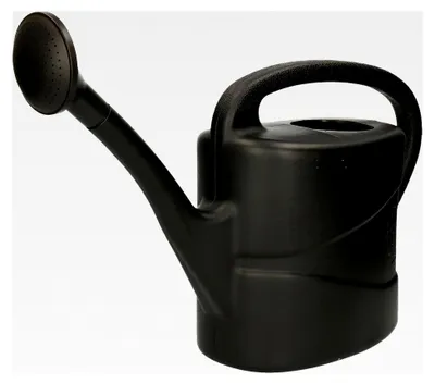 Produktbild von Gartengießkanne aus Kunststoff 5 Liter schwarz - Gartenartikel/Zubehör
