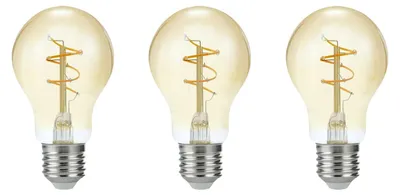 Produktbild von Spl E27 LED-Lampe Kugel 4,2W 470lm 2500K extra warmweiß 3 Stück dimmbar