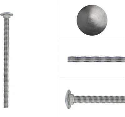 Produktbild von Schlossschrauben Edelstahl M8 x 150 mm - 25 Stück