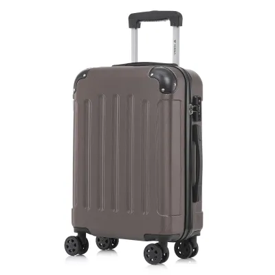 Produktbild von yonsly Premium Reisekoffer TSA-Schloss,YKK-Reißverschluss Hartschalen-Koffer Trolley Kabinenkoffer Rollkoffer Suitcase Handgepäck (Braun, XL)