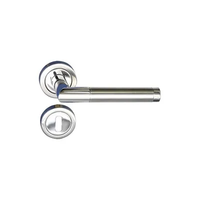 Produktbild von Rosettengarnitur PZ Dallas Edelstahl Ø 52 mm