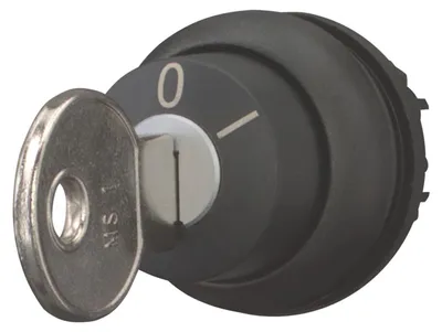 Obrázok produktu pre Eaton M22S-WS, Kľúčom ovládaný spínač, Plast, Čierna, IP66, 29,7 mm, 39,6 mm