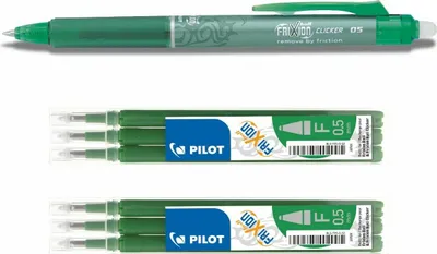 Produktbild von Frixion Clicker 0.5 grün + 6 Ersatzminen grün