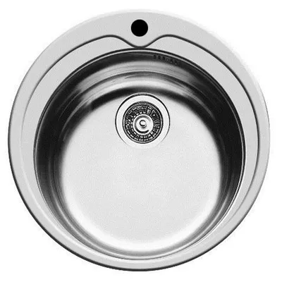 Produktbild von Pyramis KIBA Einbauspüle Becken Edelstahl-Spüle glatt Ø485 mm