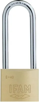 Image de Cadenas Laiton Ifam 40mm Anse Haute Protection Renforcée Avec Anse Haute - Ifam
