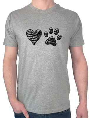 Produktbild von Huuraa Herren T-Shirt Herz Tapse L Sport Grey Bio Baumwolle Fairtrade Herrenshirt Geschenkidee