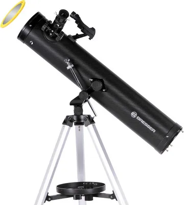 Produktbild von Bresser Venus 76/700 AZ Spiegelteleskop carbon design