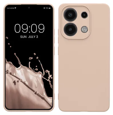 Produktbild von kwmobile Handyhülle für Xiaomi Redmi Note 13 4G Hülle - weiches Handy Silikon Case - Schutzhülle Cover - Coconut Swirl