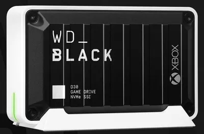 Produktbild von WD_BLACK D30 for Xbox WDBAMF0010BBW - SSD - 1 TB - extern (tragbar) - USB 3.0 (USB-C Steckverbinder) - Schwarz
