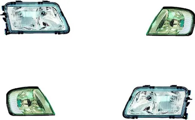 Produktbild von Scheinwerfer passend für Audi A3 8L 09/96-08/2000 H7 H1 Set Links Rechts Blinker 8L0941029 8L0941030 8L0953049 8L0953050 8L095350 Johns