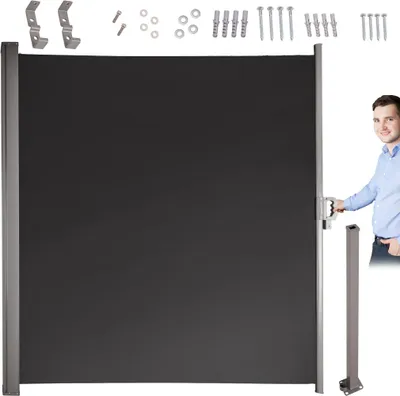 Immagine prodotto di Tenda da sole per terrazza laterale LUARO con schermo retrattile 160 x 300 cm