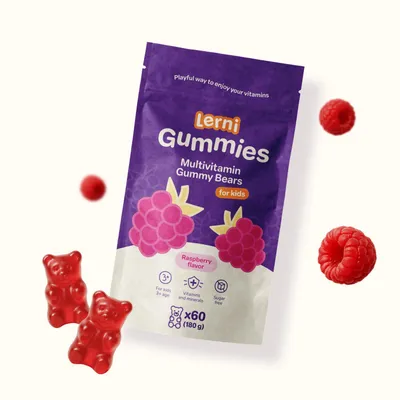 Obrázok produktu pre Lerni Gummies - Multivitamínové gummies pre deti 60ks