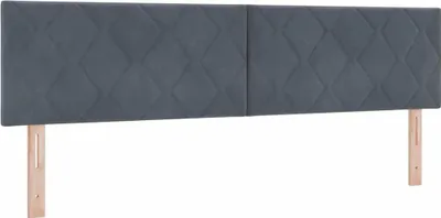 Immagine prodotto di vidaXL Testiera grigio scuro 180 cm velluto