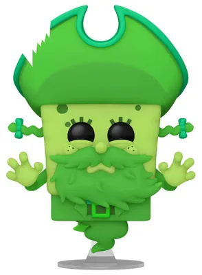 Obrázok produktu pre SpongeBob Schwammkopf POP! Vinyl Figur SpongeBob ako Lietajúci Holanďan (Glow) 9 cm