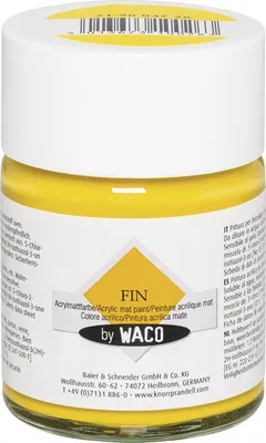 Produktbild von WACO 219004726 Acrylmattfarbe FIN goldgelb