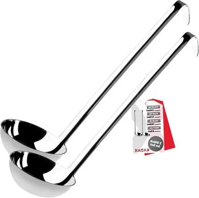 Image de Louche en acier inoxydable de haute qualité avec long manche ergonomique