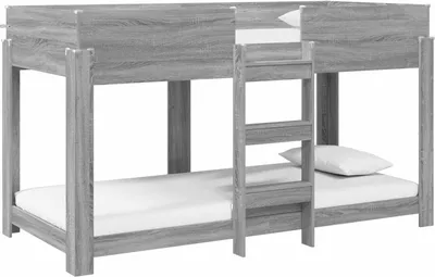 Produktbild von Etagenbett für Kinder Graues Sonoma 100 x 200 cm Holzwerkstoff