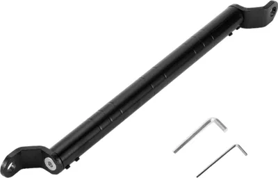 Produktbild von Motorrad Querlenker, Spiegelhalterung 34cm / 13,39" Motorrad Lenkererweiterung mit kleinem Schraubenschlüssel Schwarz, 1 Set