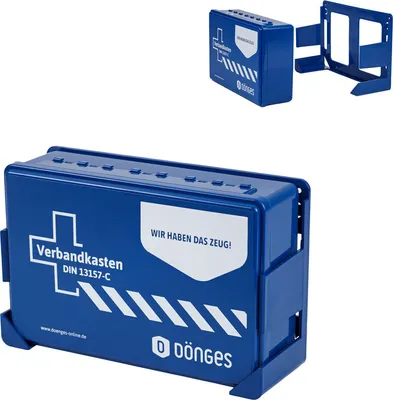 Obrázok produktu pre Lekárnička Dönges DIN 13157-C, vrátane nástenného držiaka (lekárnička)