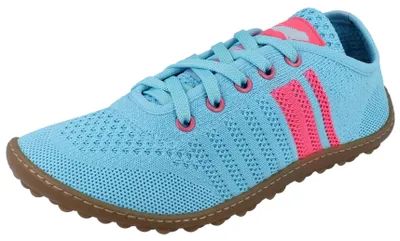 Produktbild von LEGUANO Caribeo Damen Barfußschuhe hellblau pink Textil - Größe: 41