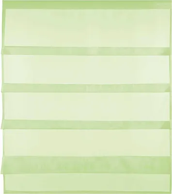 Produktbild von Gardine Raffoptik mit Stangendurchzug, Größe: 90x110cm, Farbe: Grün