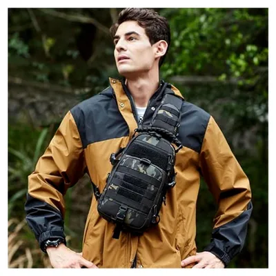Produktbild von Herren Slingbeutel - Schultertasche für Männer - Wasserdichte Umhängetasche für Sport und Outdoor