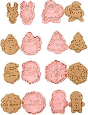 Image de Tampon de Noël - moules 8pcs