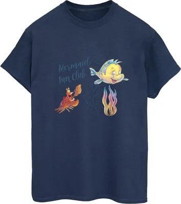 Produktbild von Disney - "The Little Mermaid Club" T-Shirt für Damen BI31004 (L) (Marineblau)