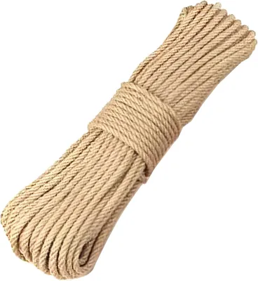 Produktbild von 50 Meter langes 6 mm dickes Hanfseil aus Jute