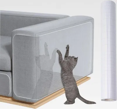 Produktbild von Katzen Kratzschutz Für Möbel,Möbel Kratzschutz Für Katzen,Klare Schutzfolie Selbstklebend Für Ecken | Für Sofa Bett Tür Indoor Haustier