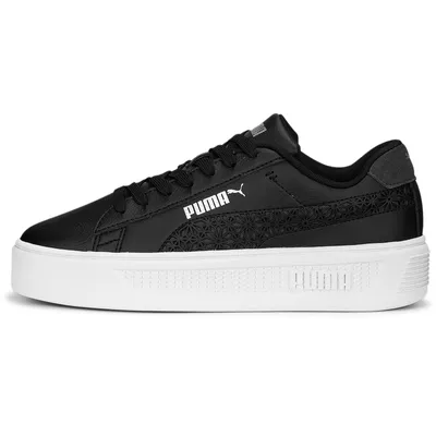 Produktbild von PUMA Smash Platform V3 Laser Cut Sneaker Damen 02 - puma black/strong gray/puma silver 40