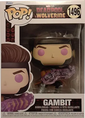 Zdjęcie produktu dla Funko Pop! Deadpool Wolverine Gambit Figurka winylowa, figurka kolekcjonerska, figurka filmowa, figurka postaci, nr 1496