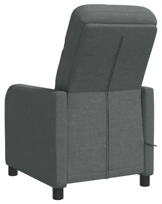 Produktbild von vidaXL Massage Relaxsessel Dunkelgrau Stoff