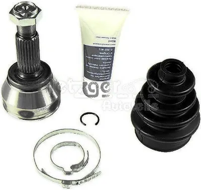 Image de Jeu de cardans pour l'arbre de transmission avant 141mm METZGER pour FORD FIESTA V