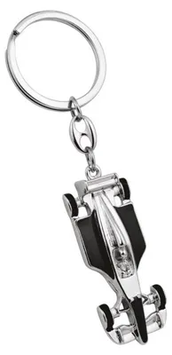 Produktbild von Schlüsselanhänger, Formel 1, schwarz, 11,5 x 3,5 x 1 cm
