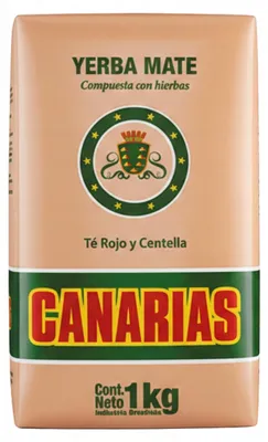 Imagen del producto de Yerba Mate Canarias, Té Rojo y Centella, 1000g (1kg)