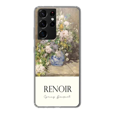 Produktbild von MuchoWow® Handyhülle Schutzhülle Hülle für Samsung Galaxy S21 Ultra Kunst - Blumen - Alte Meister Silikon Softcase Handy Hülle - Mobiltelefon