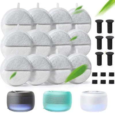 Produktbild von Katzenfontäne Filter 12 Stück, 2,5L, Ersatzpumpenfilter, Mitteldämpfer
