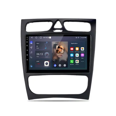 Produktbild von 9 "Android13 carplay 6+128G Autoradio GPS Navi DAB+ WiFi 4G BT Für Mercedes Benz CLK W209 SWC WIFI BT 8kern
