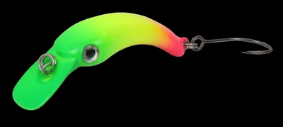 Produktbild von FTM Wobbler Masu 1,2g 2,9cm - Forellenwobbler, Farbe:grün/gelb/pink