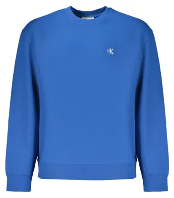 Produktbild von Herren-Sweatshirt Blau: Angeraut mit Rundhals & Stickerei