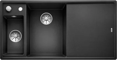 Obrázek produktu pro BLANCO AXIA III 6 S SILGRANIT® PuraDur® granitový dřez se skleněnou deskou na krájení Mísa ...